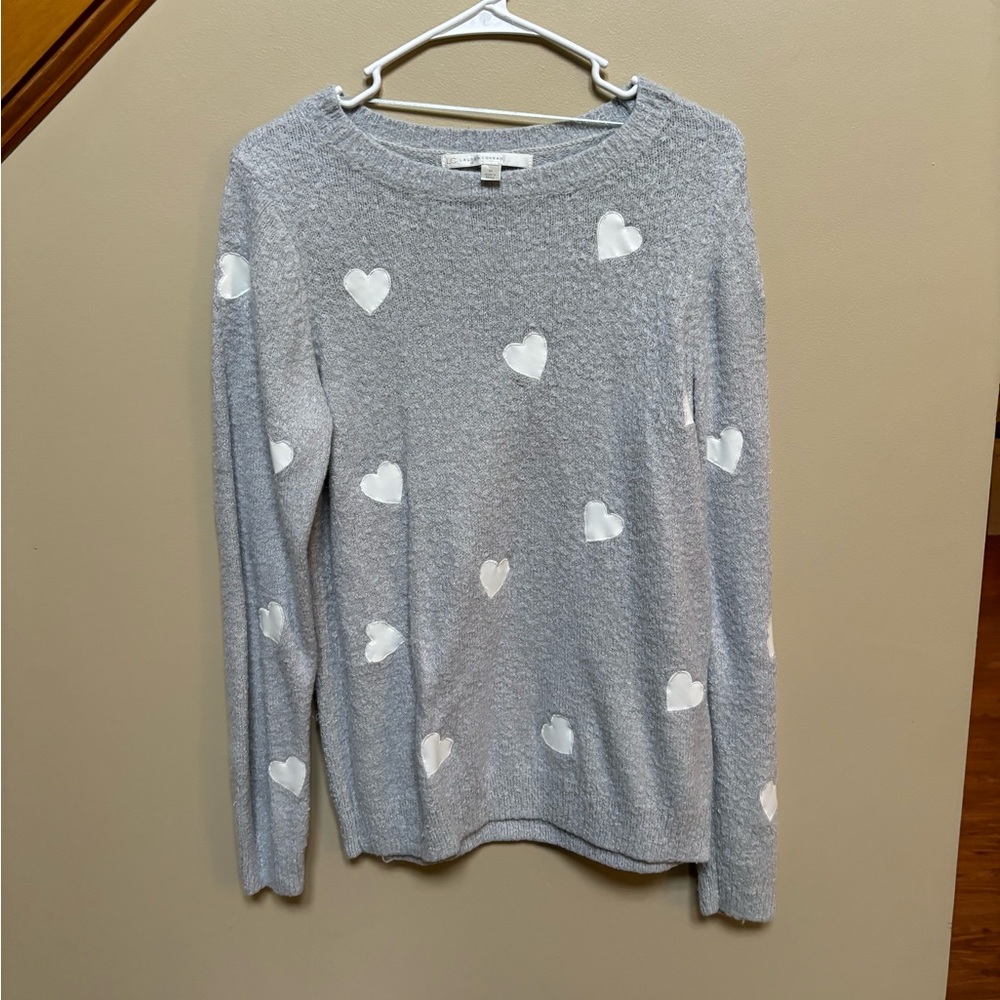 LC Lauren Conrad heart sweater